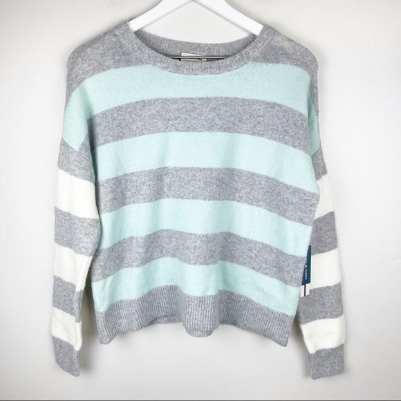 Court & Rowe Wide Stripe Wool Blend Sweater - Picture 2 of 5